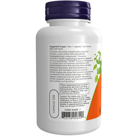 Now Foods, Curcumin Phytosome, 500 mg, 60 Vcaps Now Foods