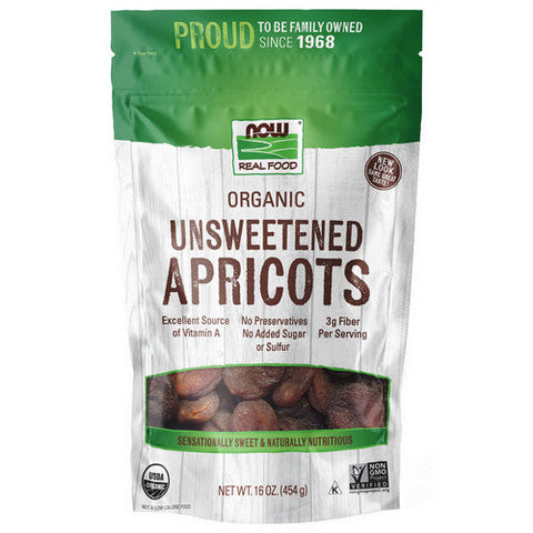 Now Foods, Dried Apricots Organic, 1 lb Now Foods