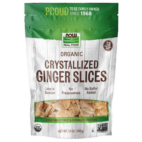 Now Foods, Ginger Slices (Crystallized), 12 oz Now Foods