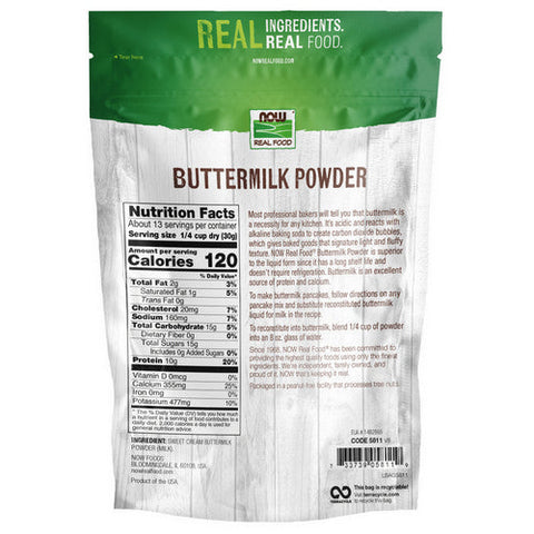 Now Foods, Buttermilk Powder, 14 oz Now Foods