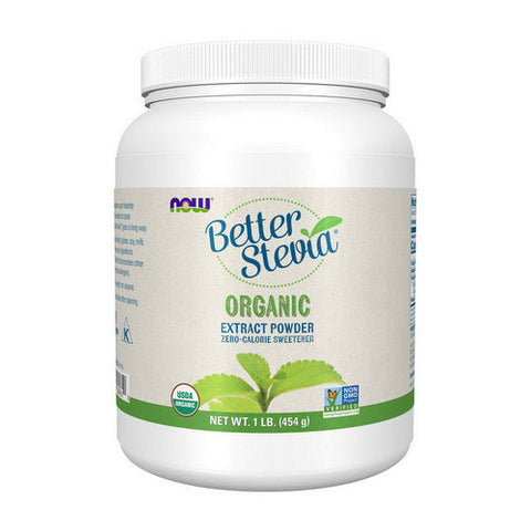 Now Foods, BetterStevia Organic Extract Powder, 1 lb Now Foods