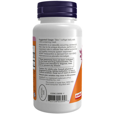 Now Foods, Astaxanthin, 4 mg, 90 Softgels Now Foods