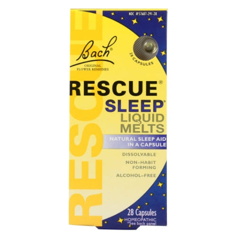 Bach, Rescue Sleep, Liquid Melts 28 caps Bach