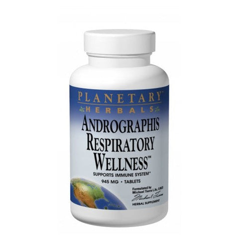Planetary Herbals, Andrographis Respiratory Wellness, 60 tabs Planetary Herbals