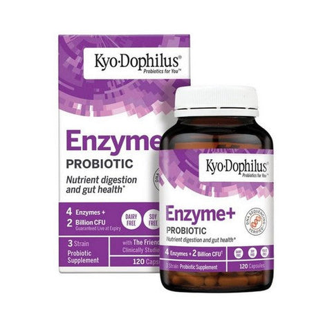 Kyolic, Kyo-Dophilus Probiotics Plus Enzymes, 120 Caps Kyolic