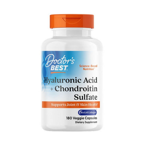 Doctors Best, Hyaluronic Acid with Chondroitin Sulfate, 180 Veggie Caps Doctors Best