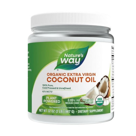 Organic Extra Virgin Coconut Oil 32 Oz by Nature's Way