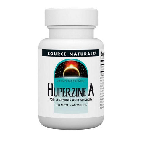 Source Naturals, Huperzine A, 100 MCG, 60 tabs Source Naturals