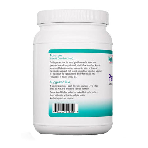 Pancreas Glandular Supplement Facts
