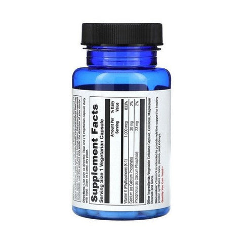 Nature's Life, Bone Support K-1 Phylloquinone, 1000 Mcg, 50 Veg Caps Nature's Life
