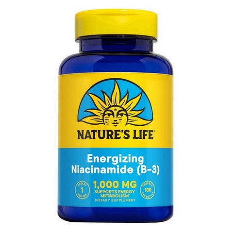 Nature's Life, Niacinamide, 1000 mg, 100 tabs Nature's Life