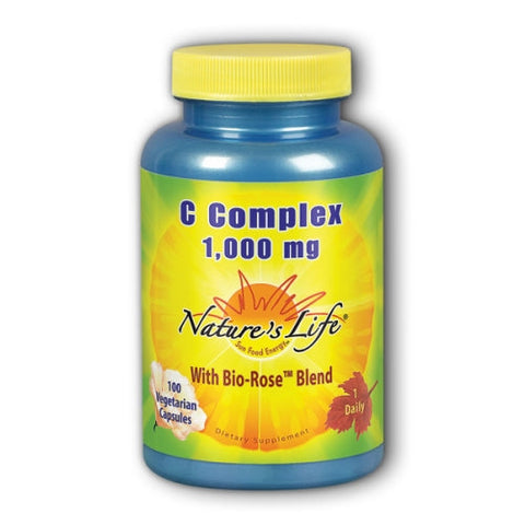 Nature's Life, Vitamin C, 1000 mg, 100 vcaps Nature's Life
