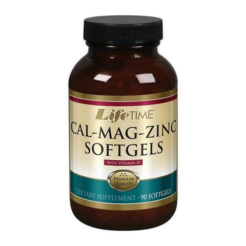 LifeTime Vitamins, Calcium Magnesium Zinc With Vitamin D, 90 Softgels LifeTime Vitamins