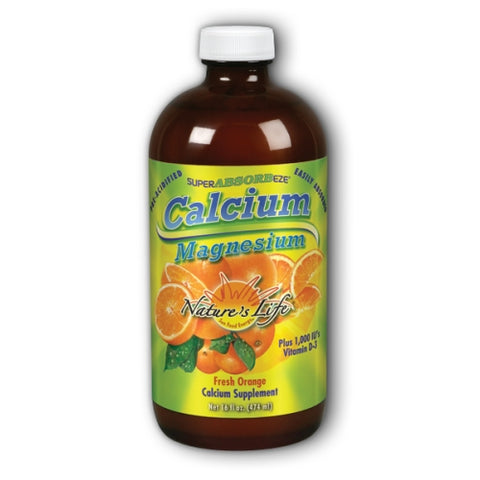 Nature's Life, Super Absorbeze Cal-Mag Liquid, Orange 16 oz Nature's Life
