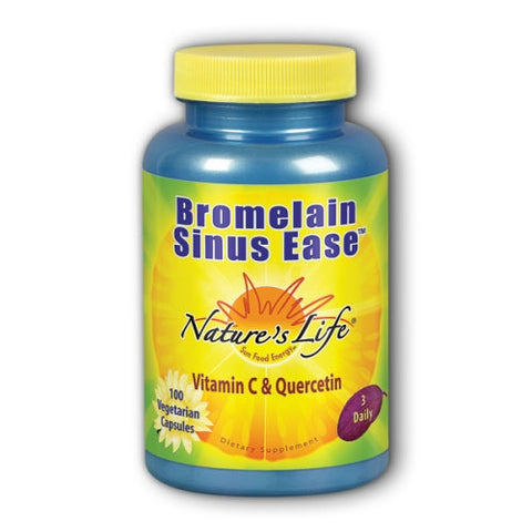 Nature's Life, Bromelain Sinus Ease, 1200 mg, 100 caps Nature's Life