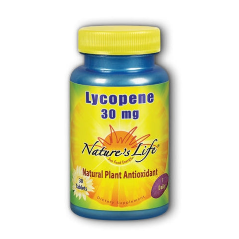 Nature's Life, Lycopene, 30 Mg, 30 Tabs Nature's Life