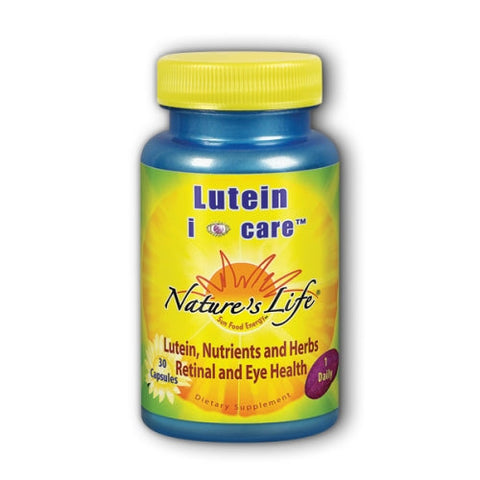 Nature's Life, Lutein I care, 30 caps Nature's Life