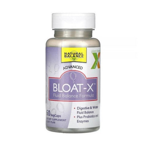 Natural Balance (Formerly known as Trimedica), Bloat-X Fluid Balance Formula, 60 Veg Caps Natural Balance (Formerly known as Trimedica)