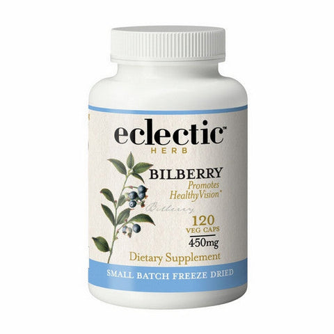 Eclectic Herb, Bilberry, 450 Mg, 120 Veg Caps Eclectic Herb