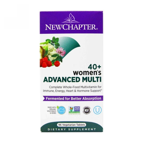 New Chapter, Women’s Advanced 40 Plus Multivitamin, 96 Veg Tabs New Chapter