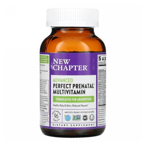New Chapter, Advanced Perfect Prenatal Multivitamin, 192 Veg Tabs New Chapter