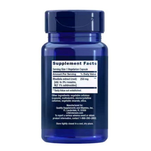 Life Extension, Rhodiola Extract, 250 mg, 60 vcaps Life Extension