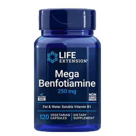 Life Extension, Mega Benfotiamine, 250 Mg, 120 Veg Caps Life Extension