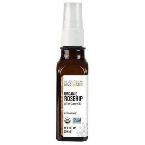 Aura Cacia, Organic Rosehip Skin Care Oil, Rosehip 1 oz Aura Cacia