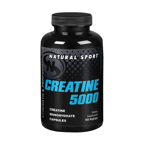 Natural Sport, Creatine 5000, 180 ct vcaps Natural Sport