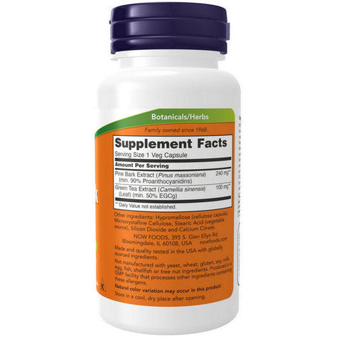 Now Foods, Pine Bark Extract, 240 mg, 90 vcaps Now Foods