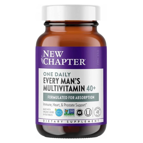 New Chapter, Every Man's One Daily 40 Plus Multivitamin, 72 Veg Tabs New Chapter