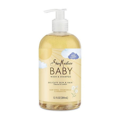 Shea Moisture, Baby Wash And Shampoo Raw Shea Chamomile And Argan Oil, 13 Oz Shea Moisture