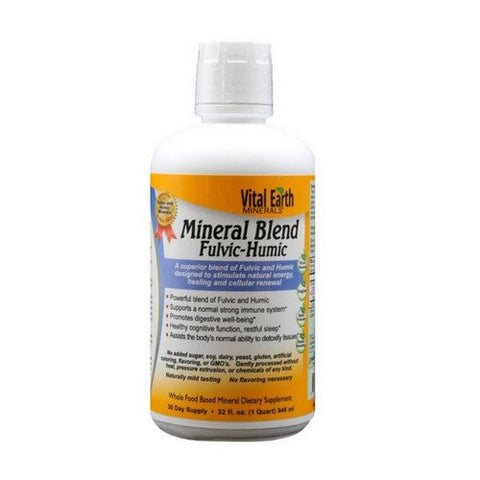 Vital Earth Minerals, Mineral Blend Fulvic-Humic, 32 Oz Vital Earth Minerals