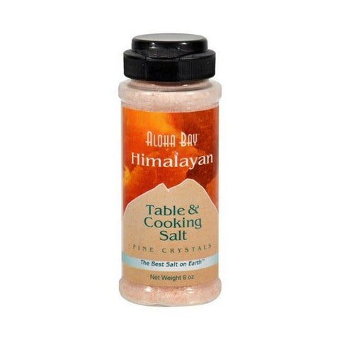 Aloha Bay, Himalayan Table And Cooking Salt Fine Crystals, 6 oz Aloha Bay