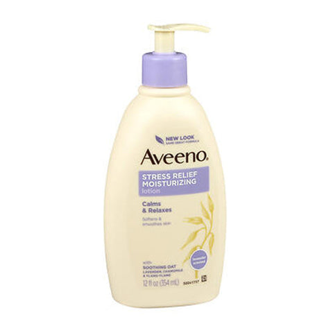 Aveeno, Stress Relief Moisturizing Lotion Lavender, 12 Oz Aveeno