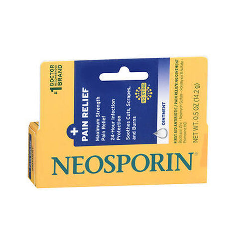 Neosporin, Plus Pain Relief Ointment Maximum Strength, 0.5 oz Neosporin
