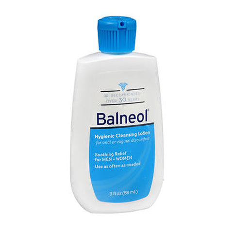 Balneol, Hygienic Cleansing Lotion For Anal Or Vaginal Discomfort, 3 Oz Balneol