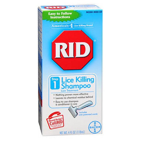 Rid, Lice Killing Shampoo, 4 oz Rid