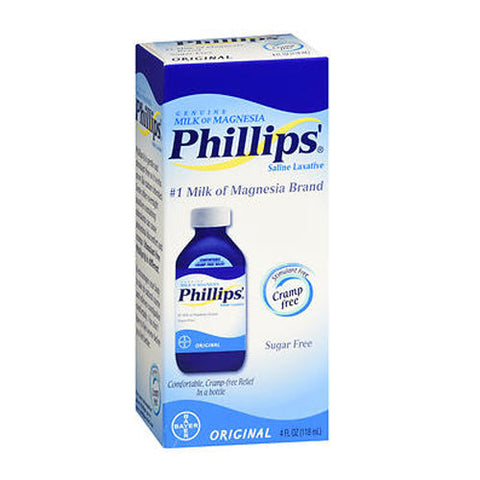 Phillips, Milk Of Magnesia Saline Laxative Original, 4 Oz Phillips