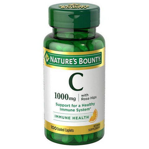 Nature's Bounty, Vitamin C Plus Rose Hips, 1000 mg, 100 tabs Nature's Bounty