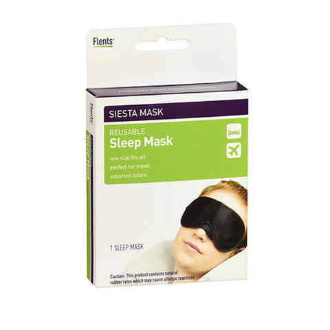 Flents, Siesta Mask Reusable Sleep Eye Mask, 1 each Flents