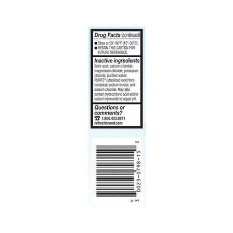 Refresh, Tears Lubricant Eye Drops, 0.5 Oz Refresh