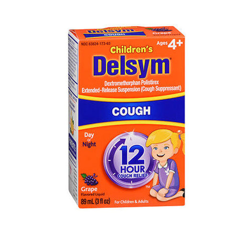 Delsym, Children'S 12 Hour Cough Relief Liquid Grape, 3 Oz Delsym