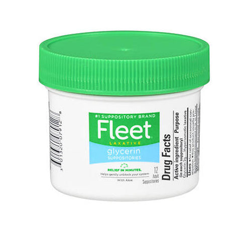 Fleet, Glycerin Suppositories Laxative, 12 Count Fleet