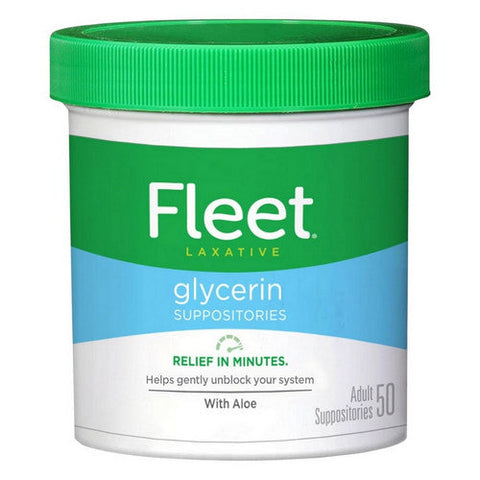Fleet, Glycerin Suppositories Adult, 50 each Fleet