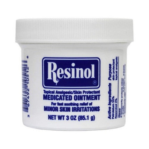 Resinol, Topical Analgesic/Skin Protectant Medicated Ointment, 3.5 Oz Resinol