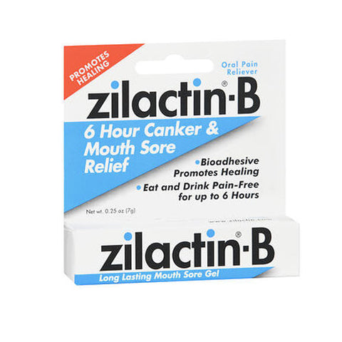 Zilactin, Zilactin-B Long Lasting Mouth Sore Gel, 0.25 Oz