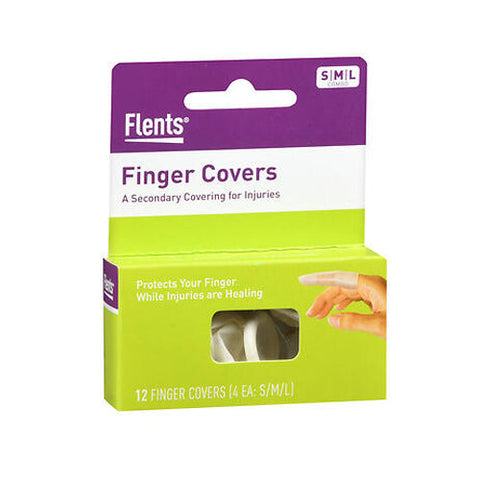 Flents, Finger Covers Small And Medium & Large Combo, 12 Count Flents