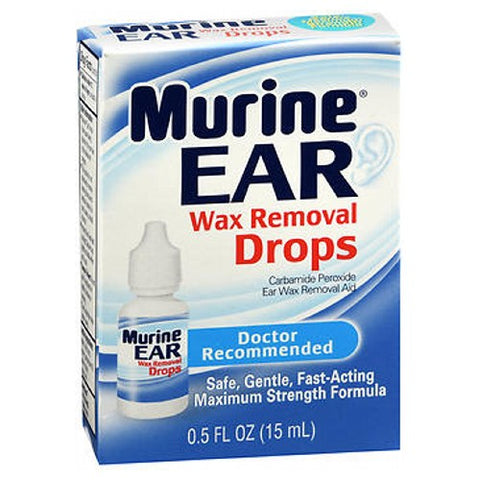 Murine, Carbamide Peroxide Ear Wax Removal Aid Drops, 0.5 Oz Murine