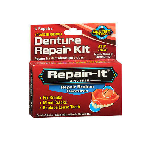 Emerson Healthcare Llc, Denture Repair Kit, 3 Each Emerson Healthcare Llc